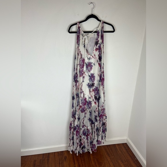 Free People Juno Maxi Dress in Spring Garden Combo - Picture 4 of 6